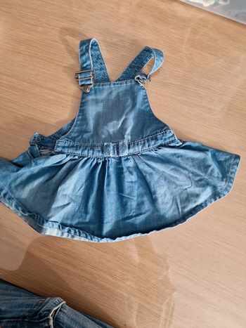 Robe chasuble jean neuf obaibi