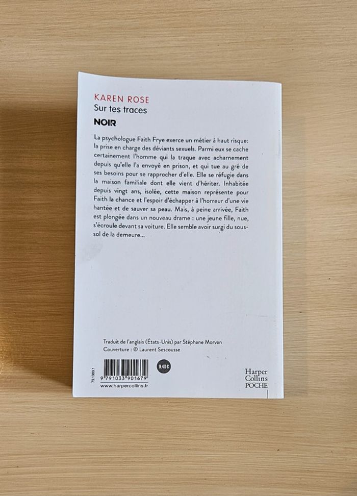 Livre Sur tes traces - photo numéro 2