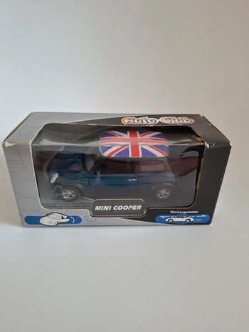 Mini Cooper  - toit anglais  - bleu
