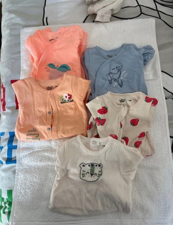 Lot pyjama fille 1 Mois