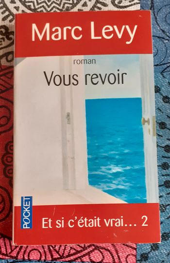 Livre "Vous revoir" Marc Levy. Très bon état.