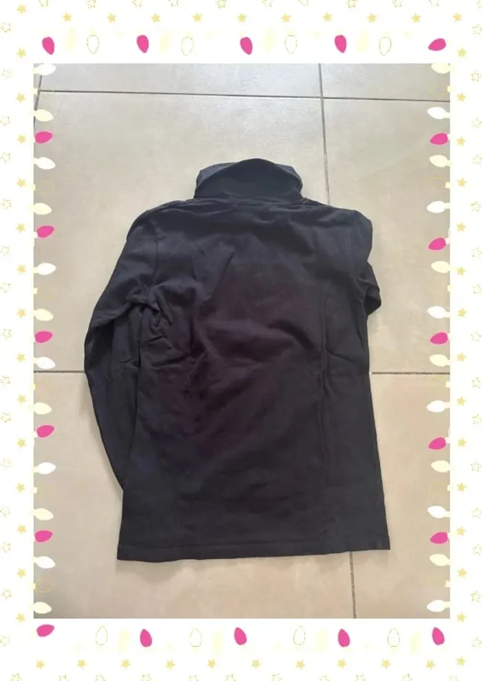 T-shirt col roulé noir – Taille 10 ans – Du Pareil Au Même - photo numéro 4