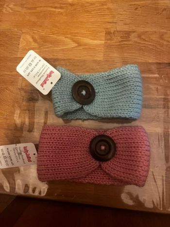 Lot de 2 bandeaux hiver fille lady.beibei