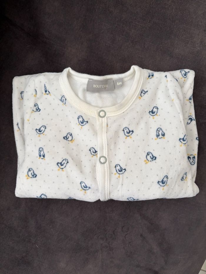 Pyjamas velours oiseau - photo numéro 2