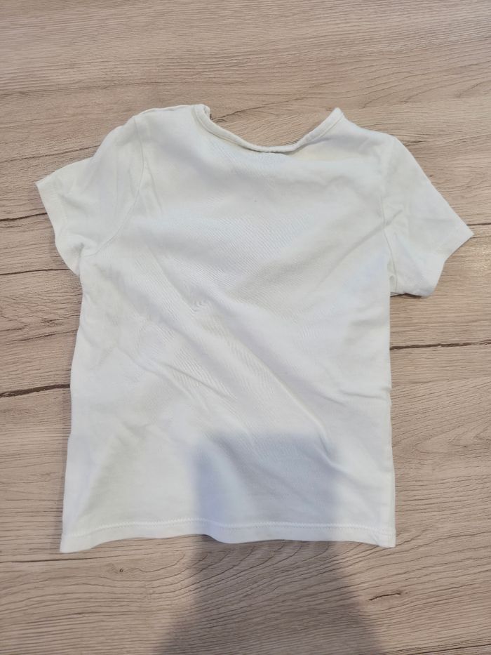 Tee-shirt blanc petit marin manches courtes, Kiabi, 18 mois - photo numéro 2