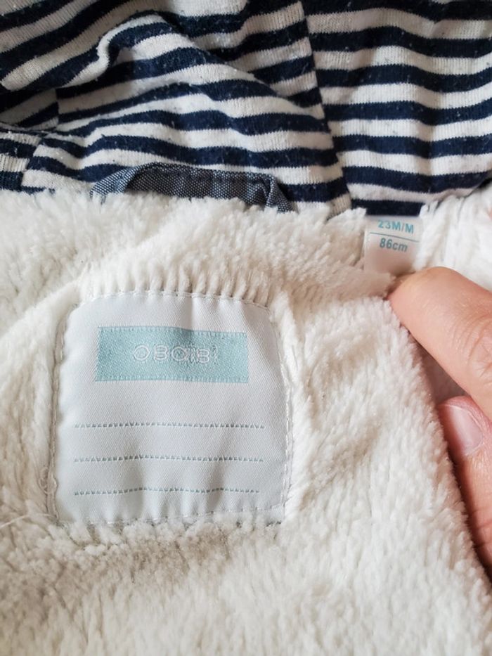 Manteau doudoune 24 mois Obaïbi - photo numéro 3