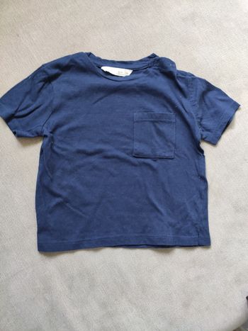 Tee shirt bleu lefties 6/9mois