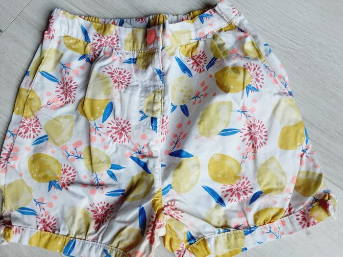 Vêtement bébé fille short citron Orchestra 23 mois 2 ans - photo numéro 2