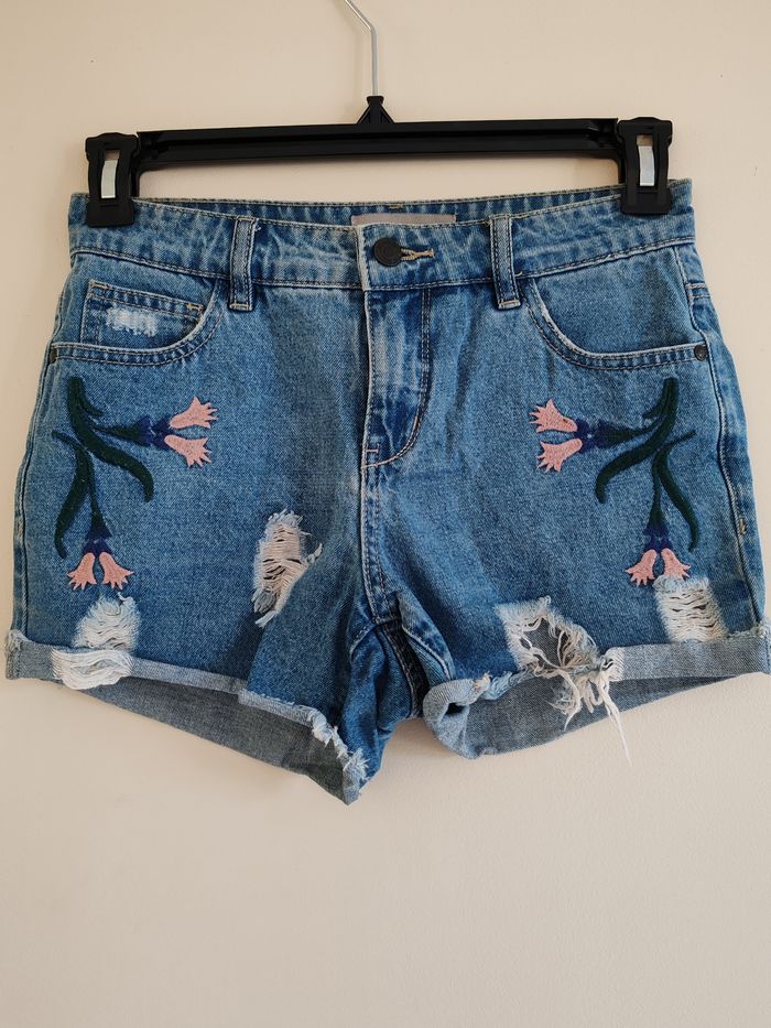 Short en jeans