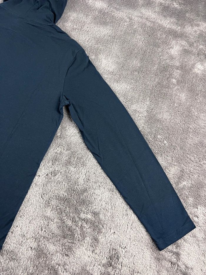 T-shirt manches longues à capuche Ralph Lauren Bleu marine logo rouge Taille M - photo numéro 15
