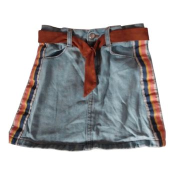 Jolie jupe en jean bleu taille 8 ans