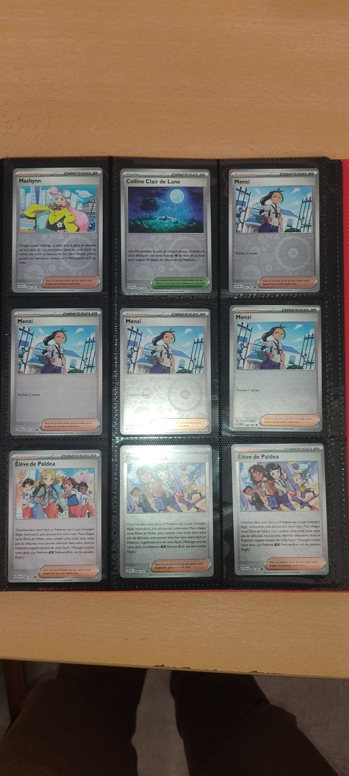 Carte Pokémon reverse FR destiné de paldea - photo numéro 3