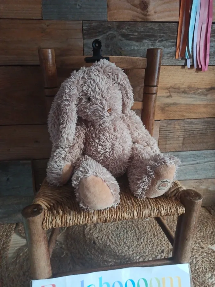 Peluche moulin roty lapin tbe - photo numéro 7