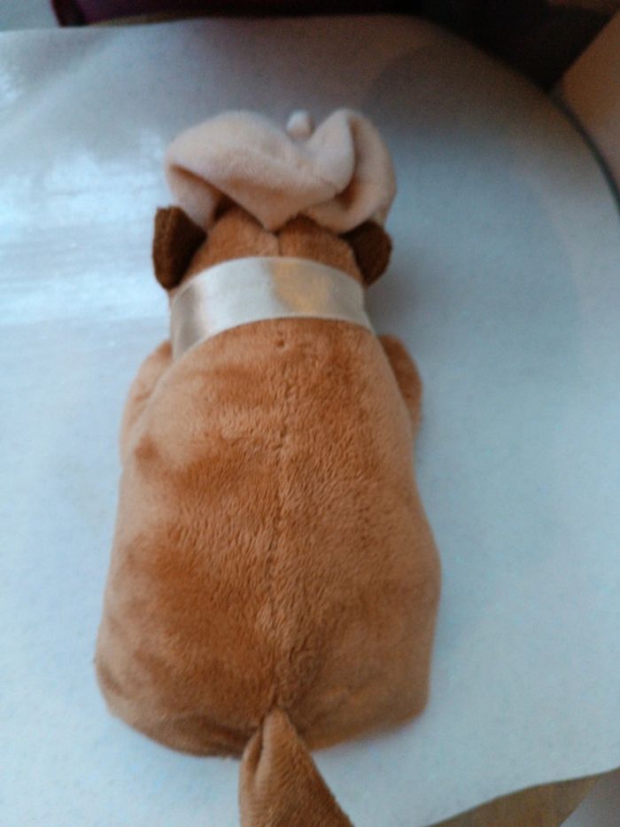 Startoy peluche doudou plush nounours Teddy marmotte Berret chapeau suisse edelweiss fleur flower - photo numéro 7