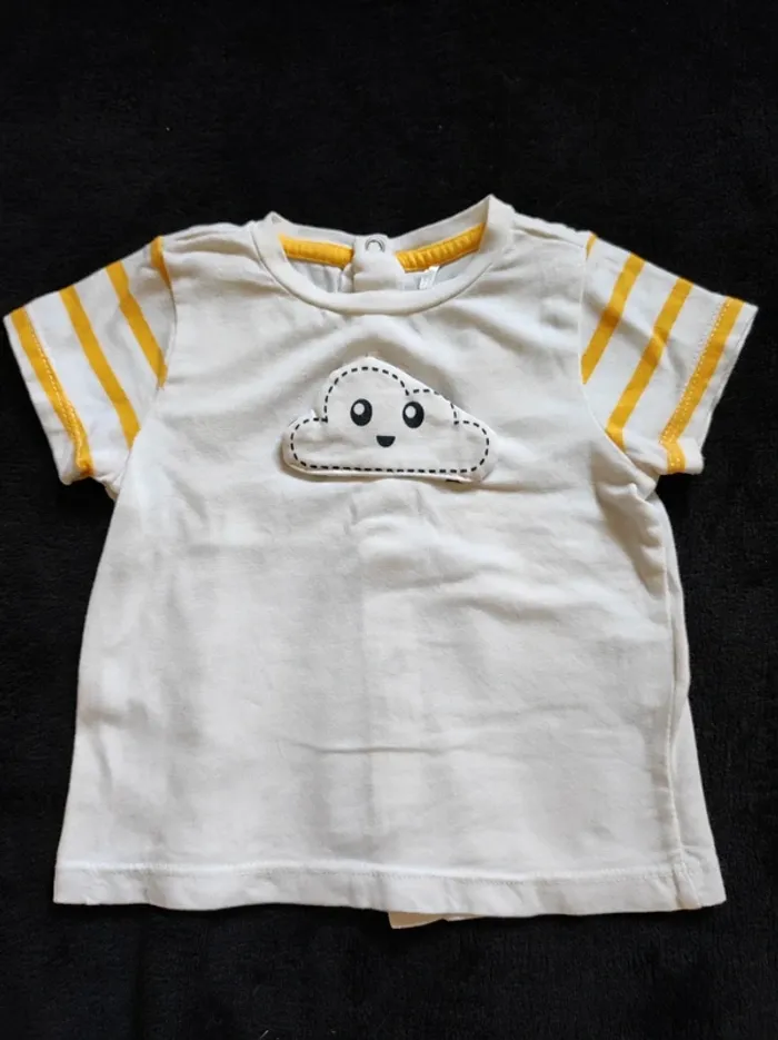 Lot 3 mois été pantalon t-shirt pyjama - photo numéro 6