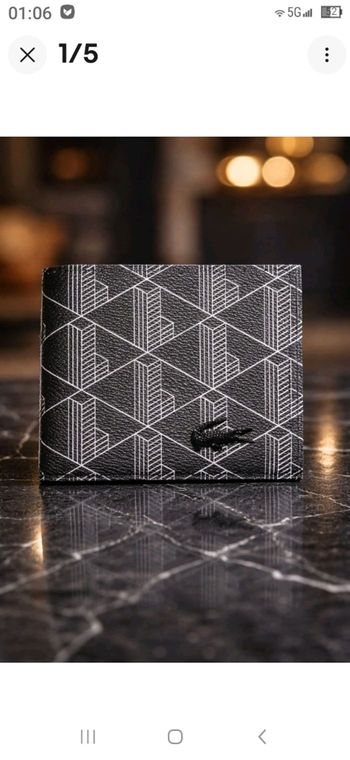 Portefeuille homme Lacoste 