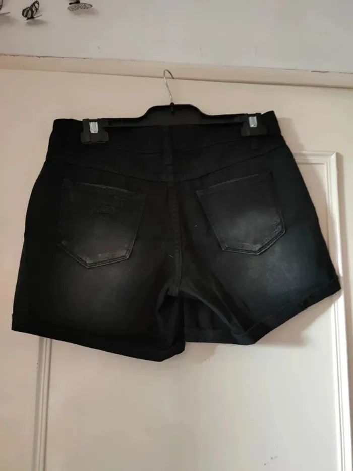 short en jeans taille haute - photo numéro 6