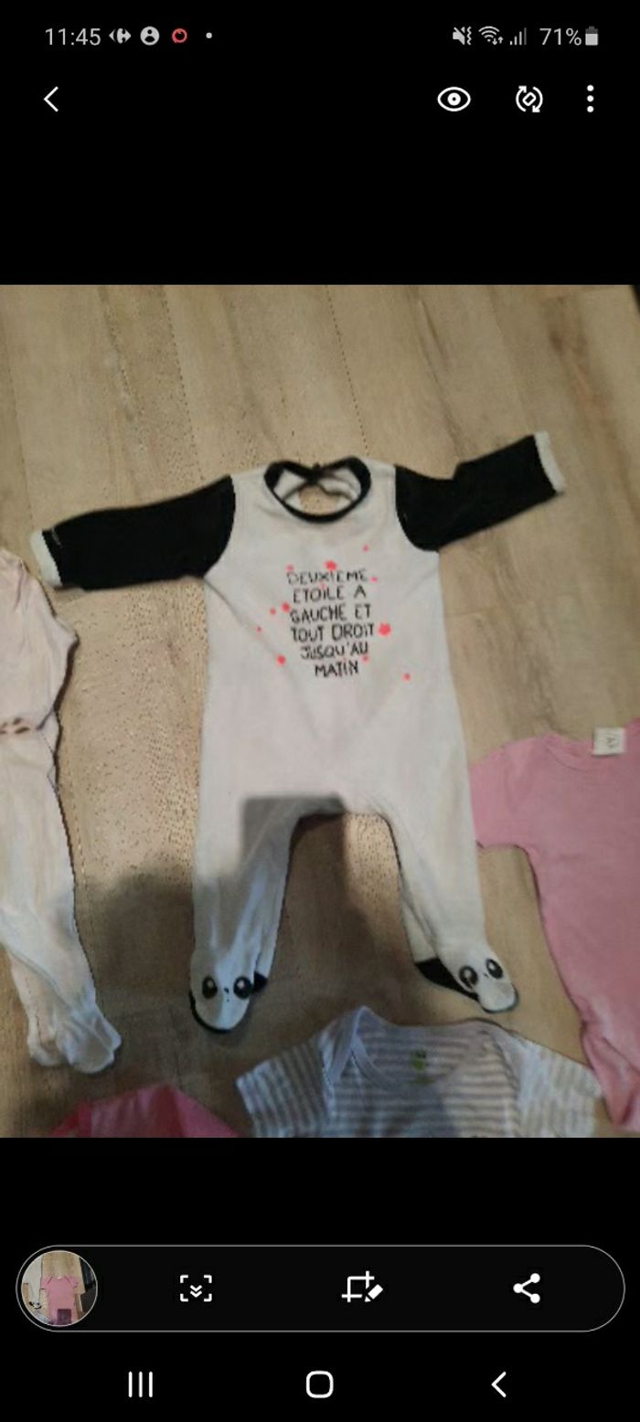 Lot de pyjamas et bodys neufs et tbe - photo numéro 7
