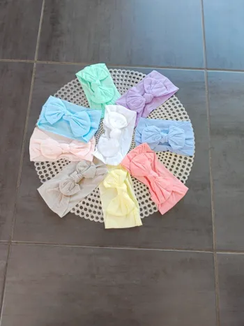 Lot de 9 bandeaux pour petites fille