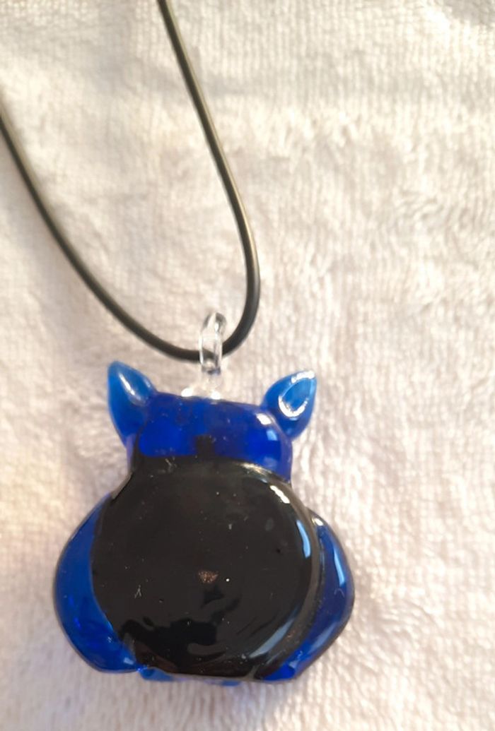 Collier hiboux verre de Murano - photo numéro 3
