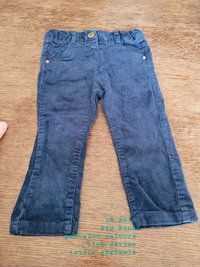 Pantalon velours