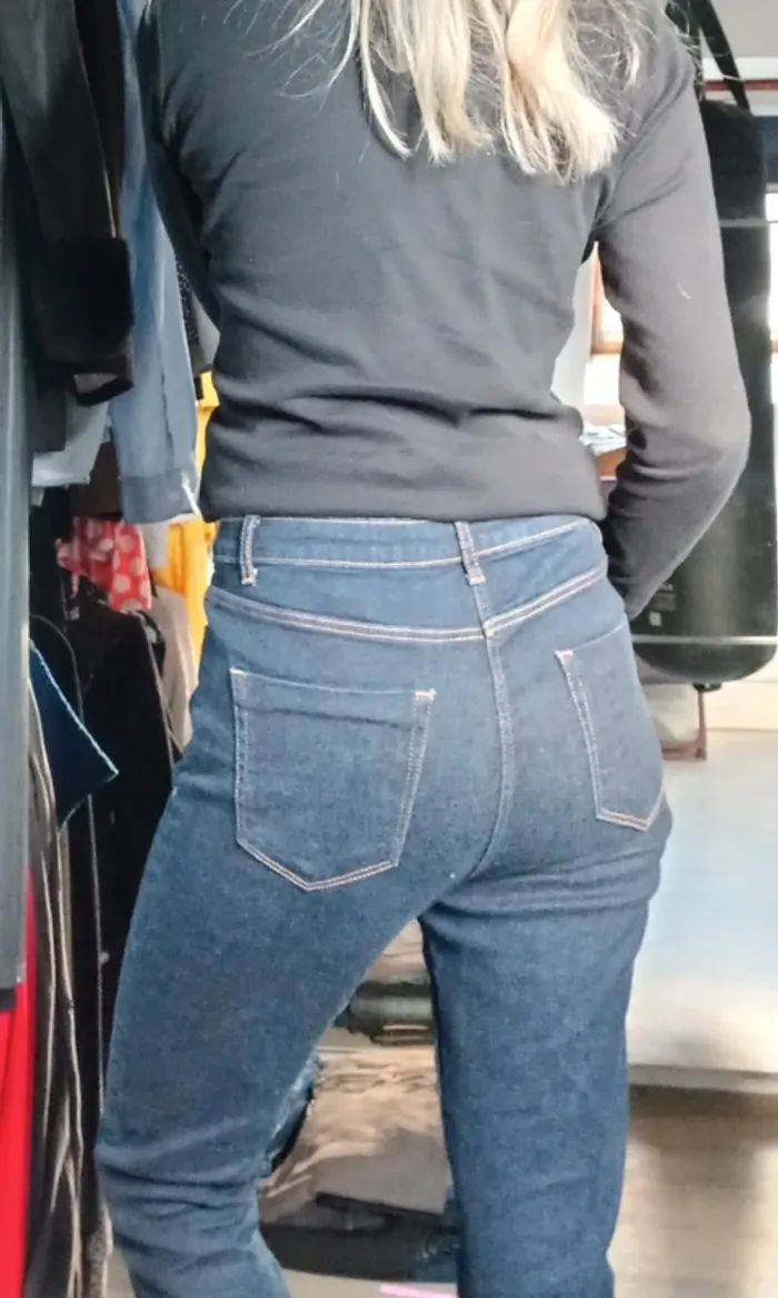 Jeans skinny bleu femme 40L30 - photo numéro 4