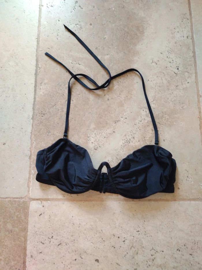 Haut de maillot de bain noir en 90 C - photo numéro 2