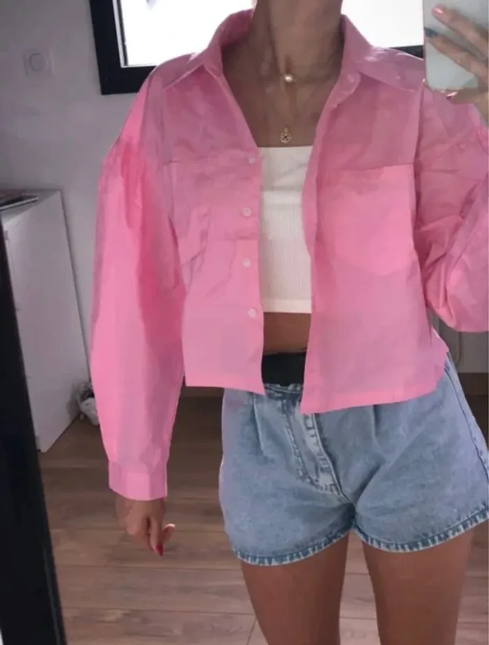Chemise courte T36 💕 - photo numéro 7