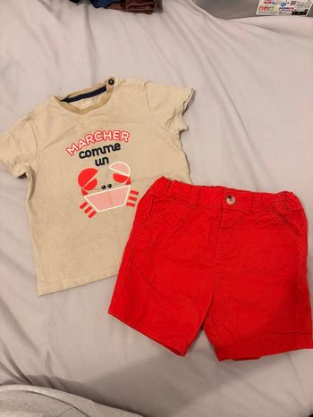 Ensemble été bébé garçon taille 23 mois