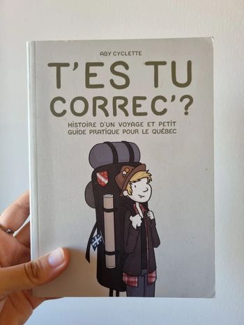 Livre T'es tu correc'? Et sa carte postale