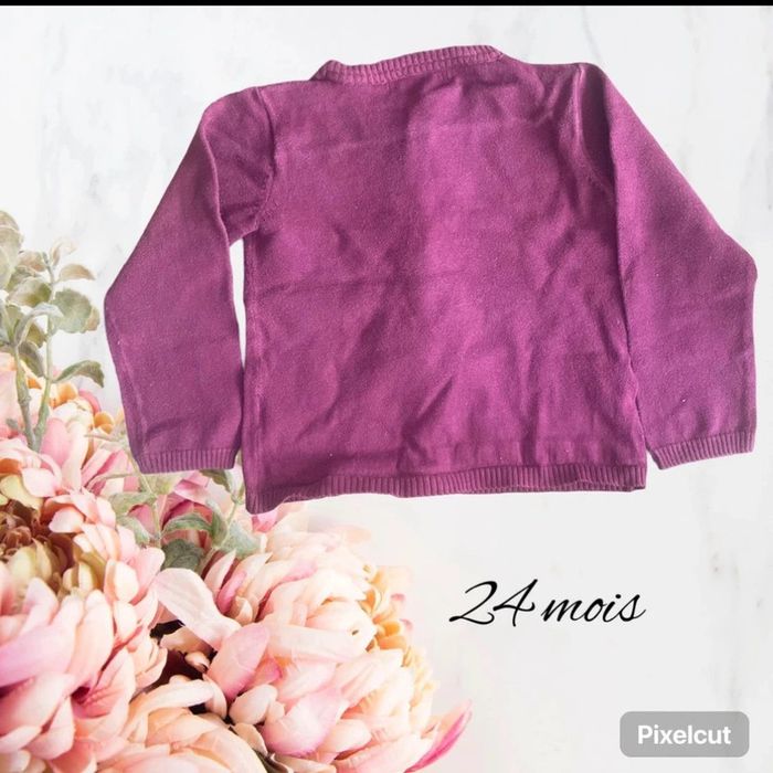 Gilet violet a noeud - photo numéro 2