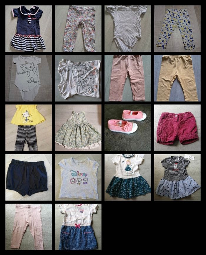 Lot vêtements fille 18 mois