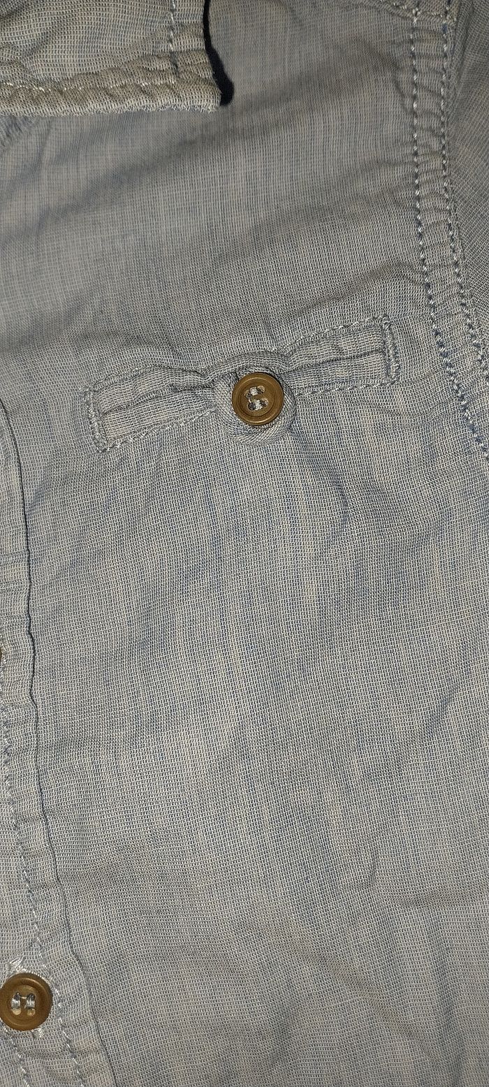 Chemise coton bleu clair Ki1bi état neuf 24 mois / 2 ans - photo numéro 5