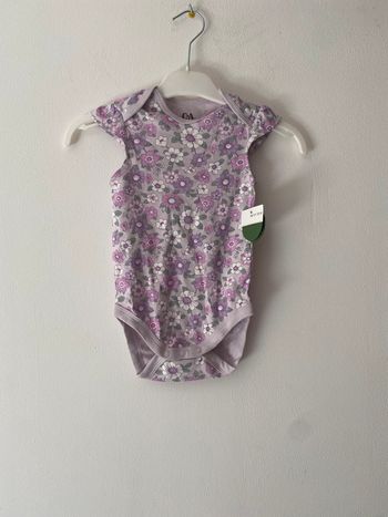 Bodies fille 12-18mois avec des fleurs