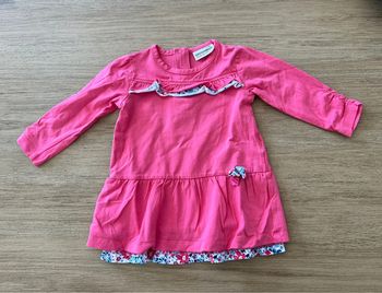 Robe légère manches longues 12 mois
