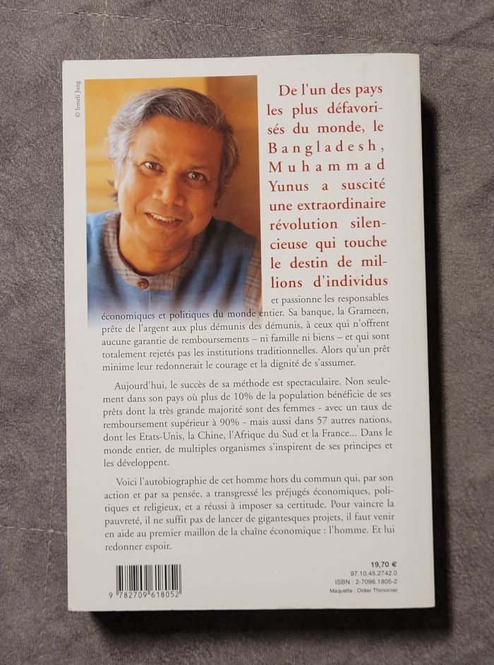 Vers un monde sans pauvreté - Banquier des pauvres Muhammad Yunus - photo numéro 2