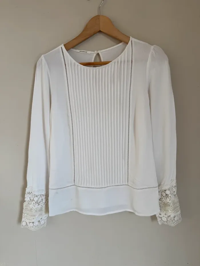 Blouse blanche Promod