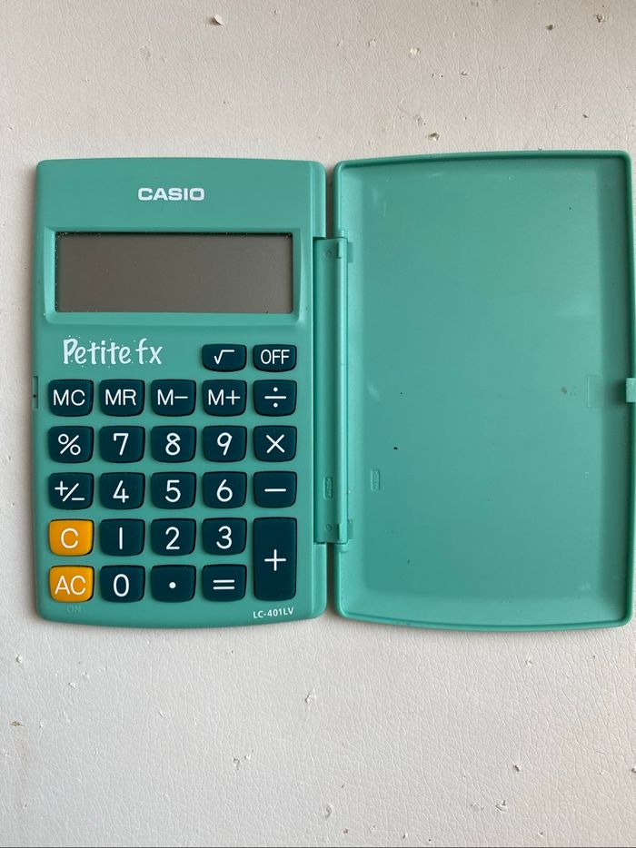Calculatrice Casio petite Fx - photo numéro 2