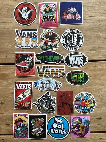 20 stickers Vans