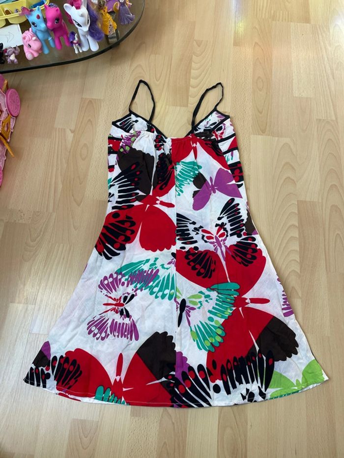 Robe été papillon L - photo numéro 3