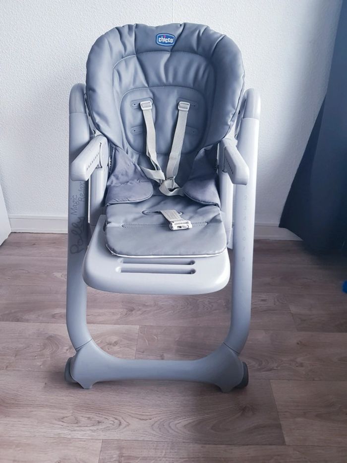 Chicco - Polly Magic Relax Graphite - Chaise haute + relax - photo numéro 3