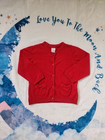 Gilet rouge H&M 86 cm