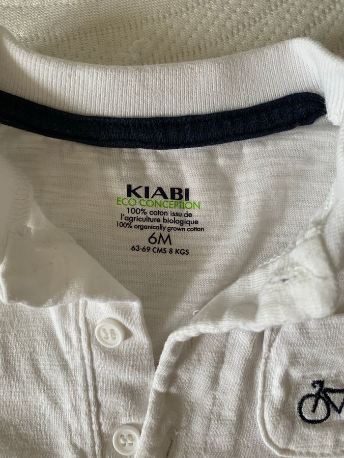 Ensemble polo short Kiabi cycliste 6 mois - photo numéro 2