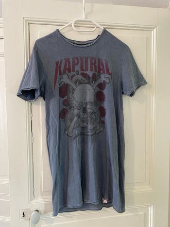 T-shirt long kaporal taille S tête de mort