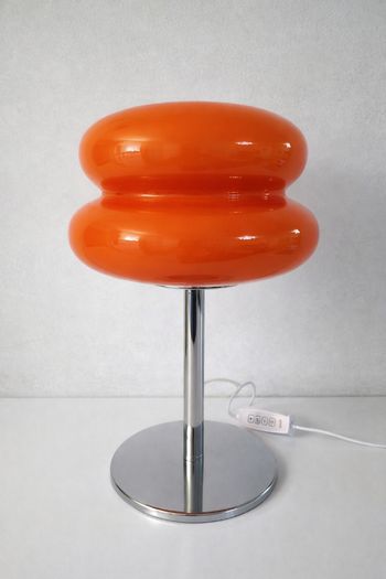 Lampe orange style vintage 