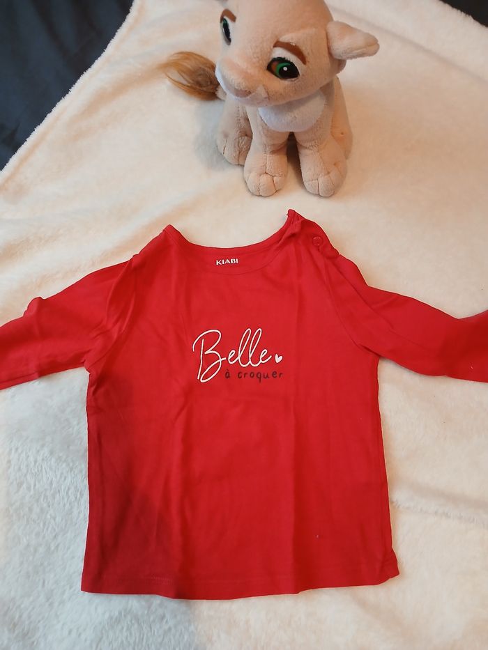 Tee shirts manches longues 6 mois fille - photo numéro 2