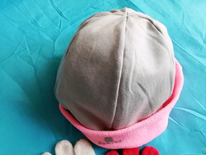Lot bonnet et gants fille - photo numéro 3