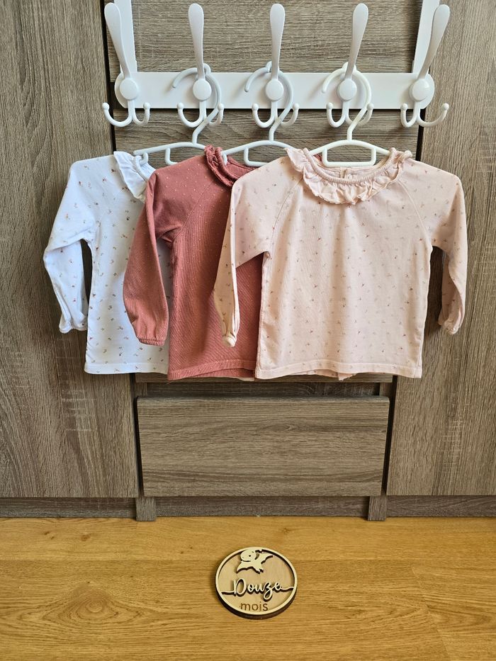 Vêtement Bébé Fille - T-shirt ML - Kiabi - 12 mois 73/76 cm