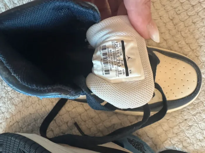 Nike Air Jordan 1 Mid enfant – T29,5 – Bleu / Blanc – Authentiques - photo numéro 3