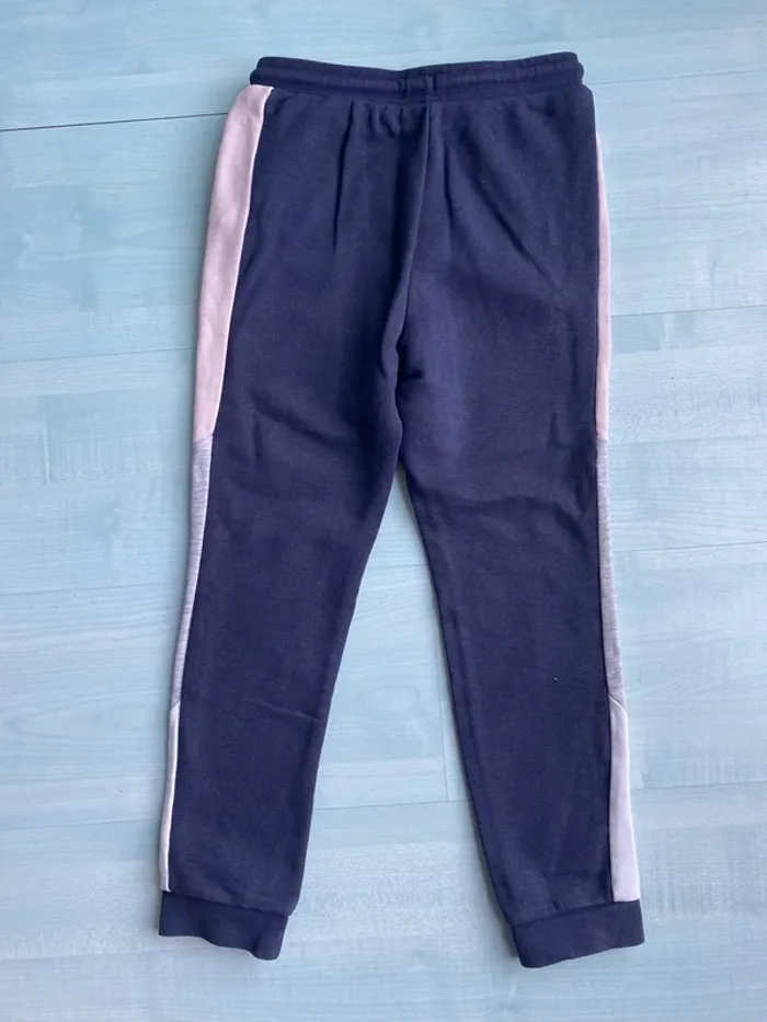 Pantalon de jogging fille bleu marine okaidi 7 ans - photo numéro 3